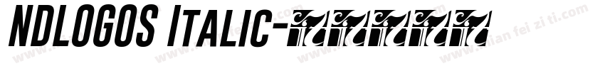 NDLOGOS Italic字体转换